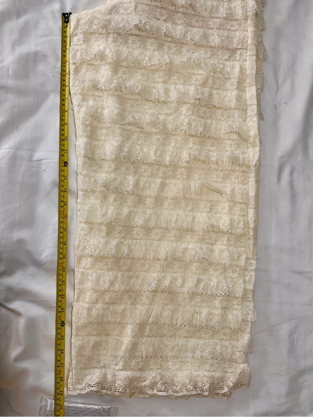 POL Cream Ruffle Wide-Leg Pants - Picture 5 of 5